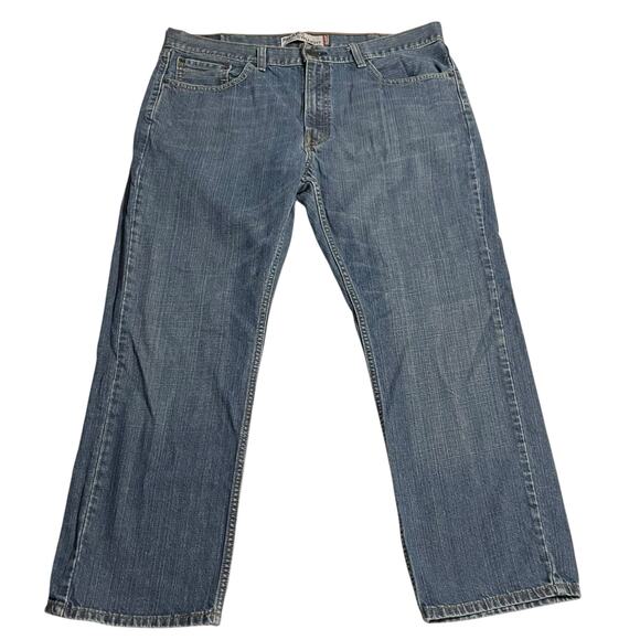 Levis 559 Mens Jeans Size 38 Relaxed Straight Leg Medium Wash Denim Blue Jeans - Picture 1 of 11